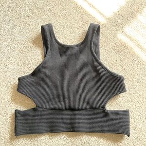 FP Beach Black Cutout Bralette